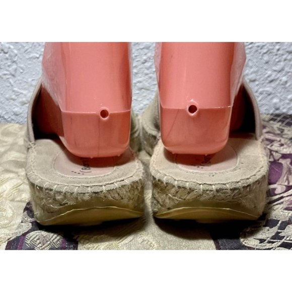 Women’s Bare Traps Carson Slides Tan Suede Leather Espadrilles Sandals Size 10M - Picture 4 of 10